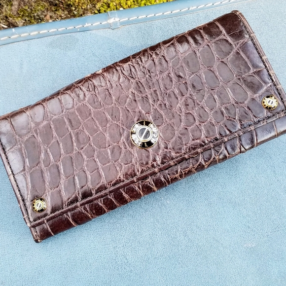 Henri Bendel Croc Embossed Continental Wallet - Picture 2 of 8